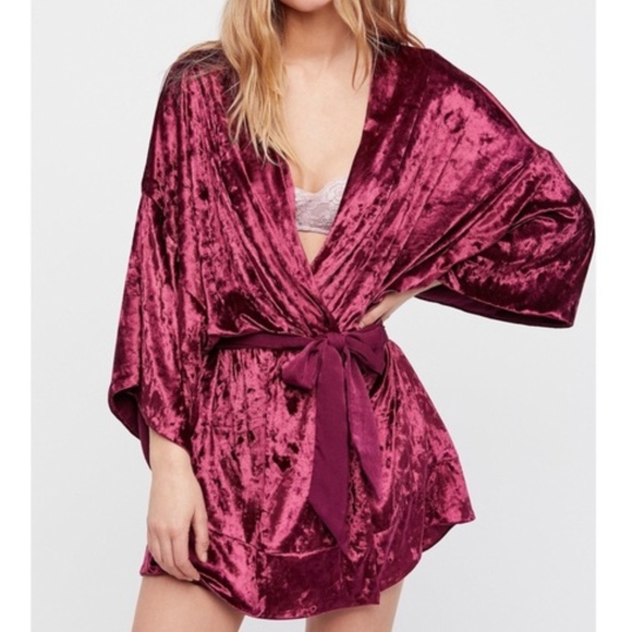Free People Other - Intimately Free People You Fancy Velvet Robe